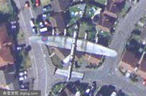 Google Earth上发现的二战轰炸机