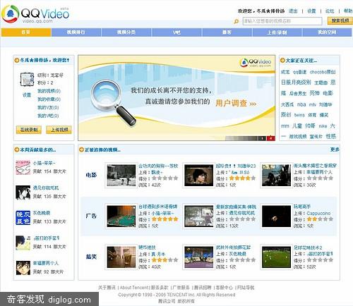 游走于QQVideo之间:QQVideo截图