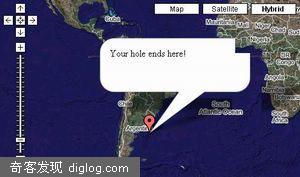 Google Earth告诉你地球的对面是哪里