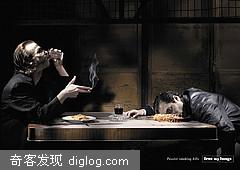 平面广告:全民鄙视吸烟者