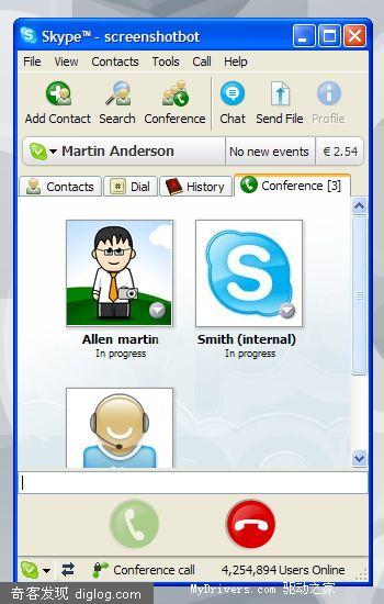 Skype�¹���ֻ��Intel˫�˴�����--Mydrivers.com