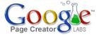 Google Page Creator with Gadgets