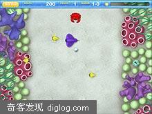 Puff Ball螃蟹的乒乓球游戏(FLASH)