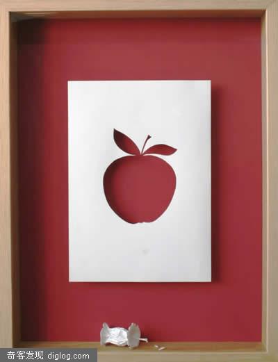 Framed A4 papercut