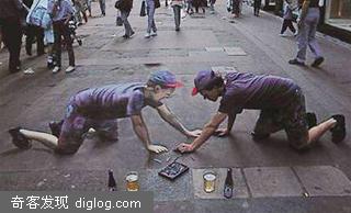 街头3D，街头艺术