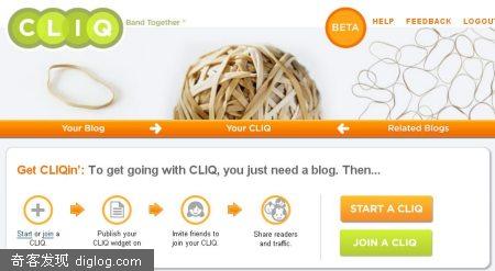 CLIQ：Blog Network推广工具