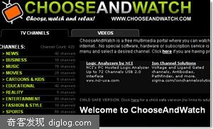 Chooseandwatch：一流的在线电视平台