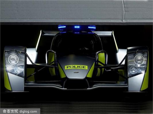  五秒瞬间加速到160km Caparo T1超猛警用概念车 - Poboo.com