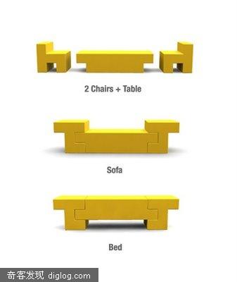 组合家具：2+1 at Cngadget