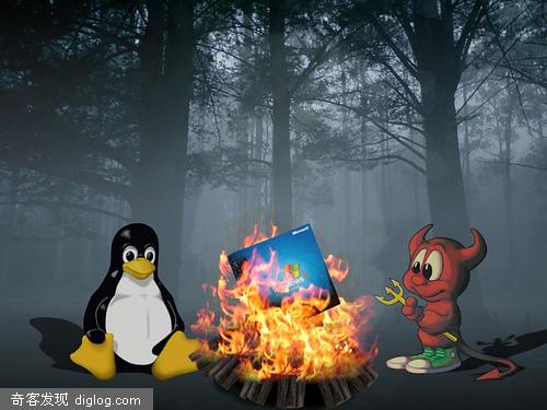 [ͼ]ֻ��Linuxerϲ���ı�ֽ