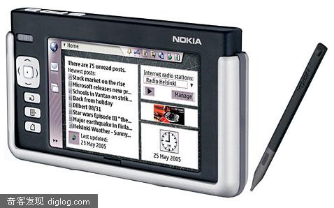 Nokia发布了一款非手机功能的手持产品Nokia770 - Poboo