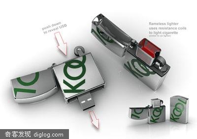 无火焰，USB打火机 | Cngadget