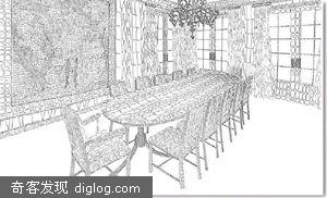 用字母作的画，牛！
