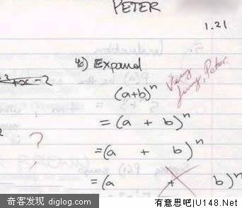 外国小孩做的题