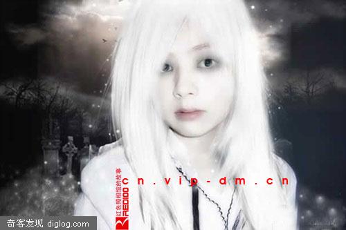 Photoshop����MM��Ƭ����Ϊ��ҹŮ��
