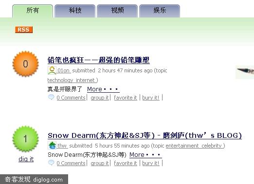 diglog上唯一一篇0 dig的文章