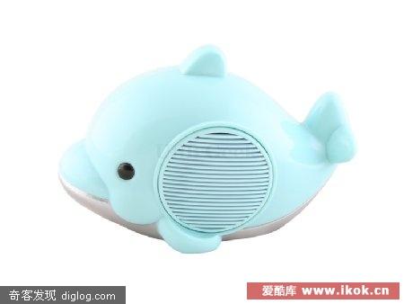 造型可爱的迷你USB海豚扬声器