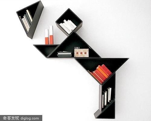 創意書架 idea for bookcase!
