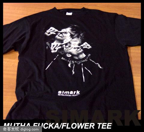 GAWKA WEB 国际潮流时尚流行网站 Made In CHINA : SIMARK MUTHA FUCKA / FLOWER TEE