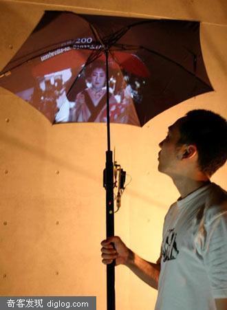奇闻:雨伞可以上网 还能拍照下载图片