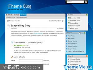 Ư����ƻ�����WP���⣺iTheme 1.1