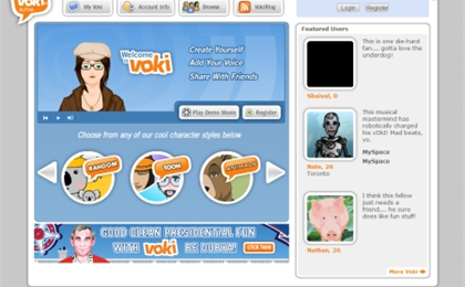 Voki : �������վ����һ�����������