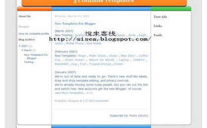 blogger:��������ģ�����أ���colors