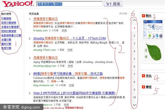 中国雅虎搜索的“一页到位”