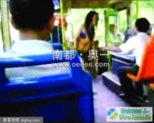 视频：广州公交辣妹PK“摸大腿”的淫魔阿叔
