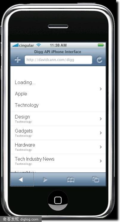 iphone�����rss�Ķ����CiPhone Interface in JavaScript | All ajax