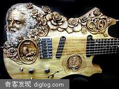 » 吉他的雕刻艺术Carved guitars 酷辣客