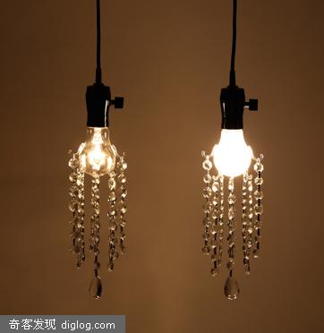 有趣--给白炽灯加个窗帘