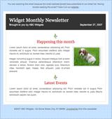 30款免费的HTML Email模板