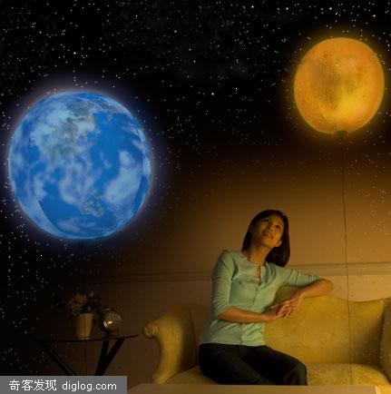 黑暗的房间让星星来点灯