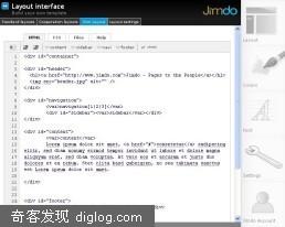 Jimdo提供添加自己的版面设计功能!