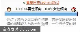 看网站，查他是男还是女