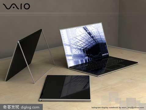 VAIO Zoom 概念机:惊艳华丽的未来笔记本