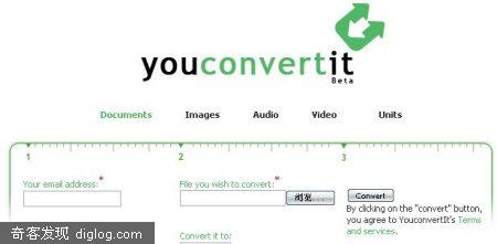 YouconvertIt：又一个万能转换工具