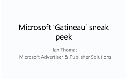 Gatineau 更多演示截图，估计下星期推出 beta