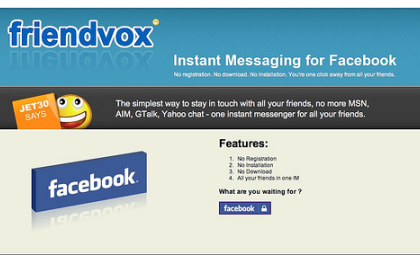 Facebook即将推出IM软件，名为FriendVox（图）