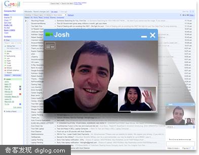 gmail google gtlalk  Gmail新增视频语音聊天功能