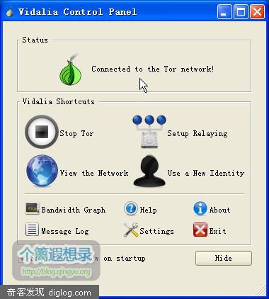 blog firefox flash flickr google vista web web2.0 windows 百度 博客 互联网 软件 设计 视频 手机 搜索  Tor代理上网简易图文手册