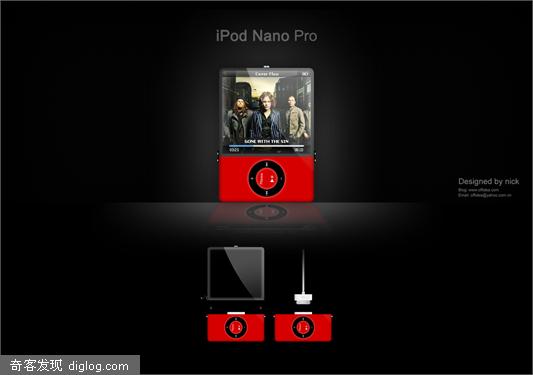 iPod Nano Pro UI设计