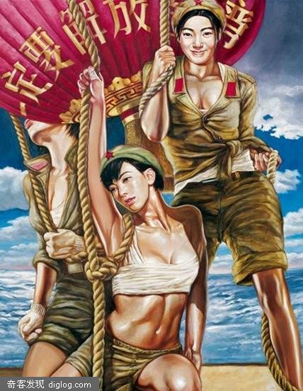 女军 另类  另类女军风采