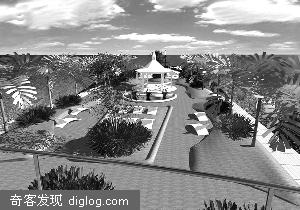 “超级游艇”建私家花园