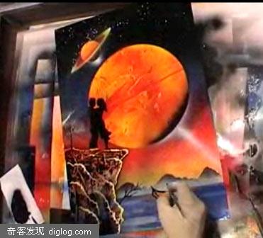 让人惊叹的喷绘艺术[视频]