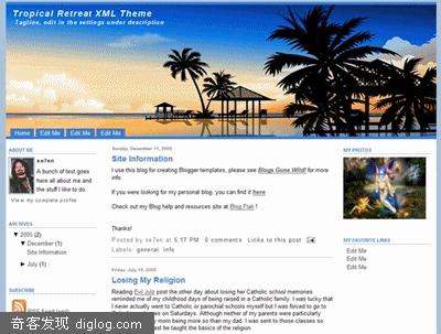 �������MƯ���� Blogger Themes �������}���d