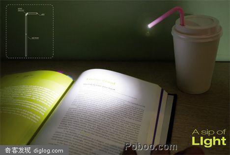 吸管台灯 - Poboo.com