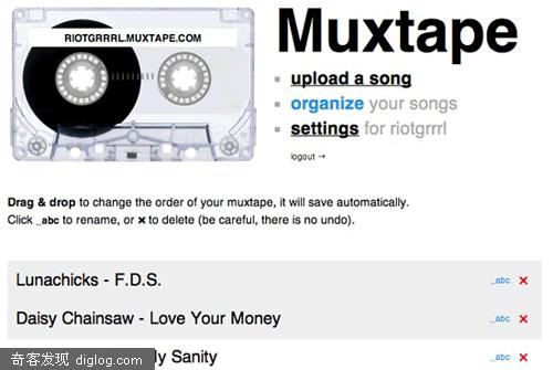 Muxtape�����ϵ��ϴŴ�