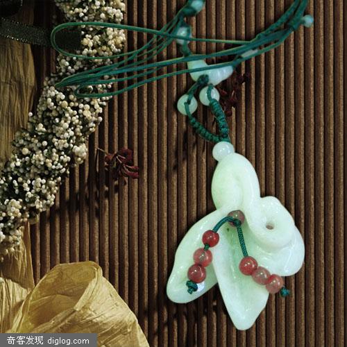 咕噜精品_天然玉项链*石榴花翡翠项链(小)金海玉器冲钻特价